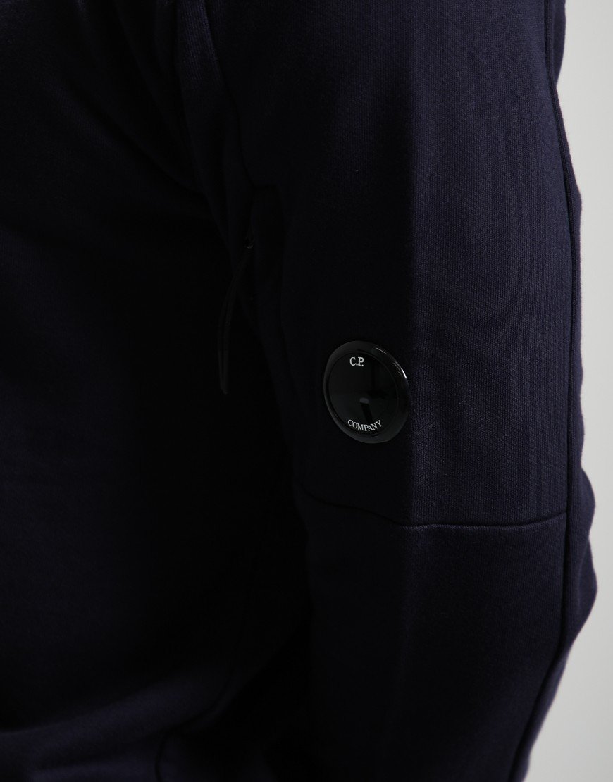 C.P. Company Diagonal Raised Fleece Lens Crew Neck Sweat Total Eclipse