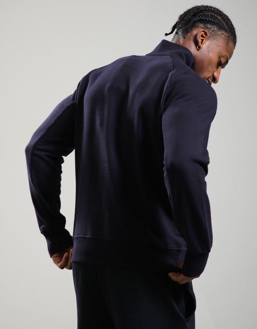 C.P. Company Diagonal Raised Fleece Half Zip Lens Sweatshirt Total Eclipse