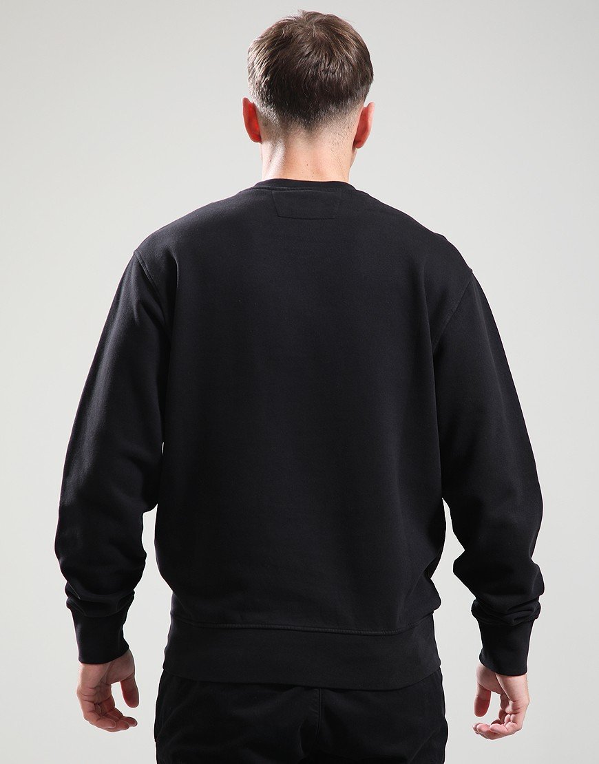 C.P. Company Emerized Crew Sweat Black