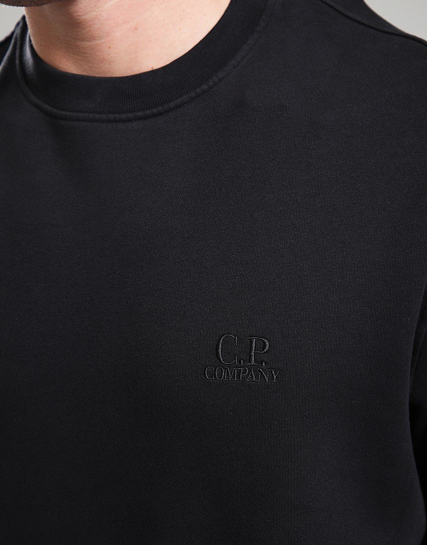 C.P. Company Emerized Crew Sweat Black