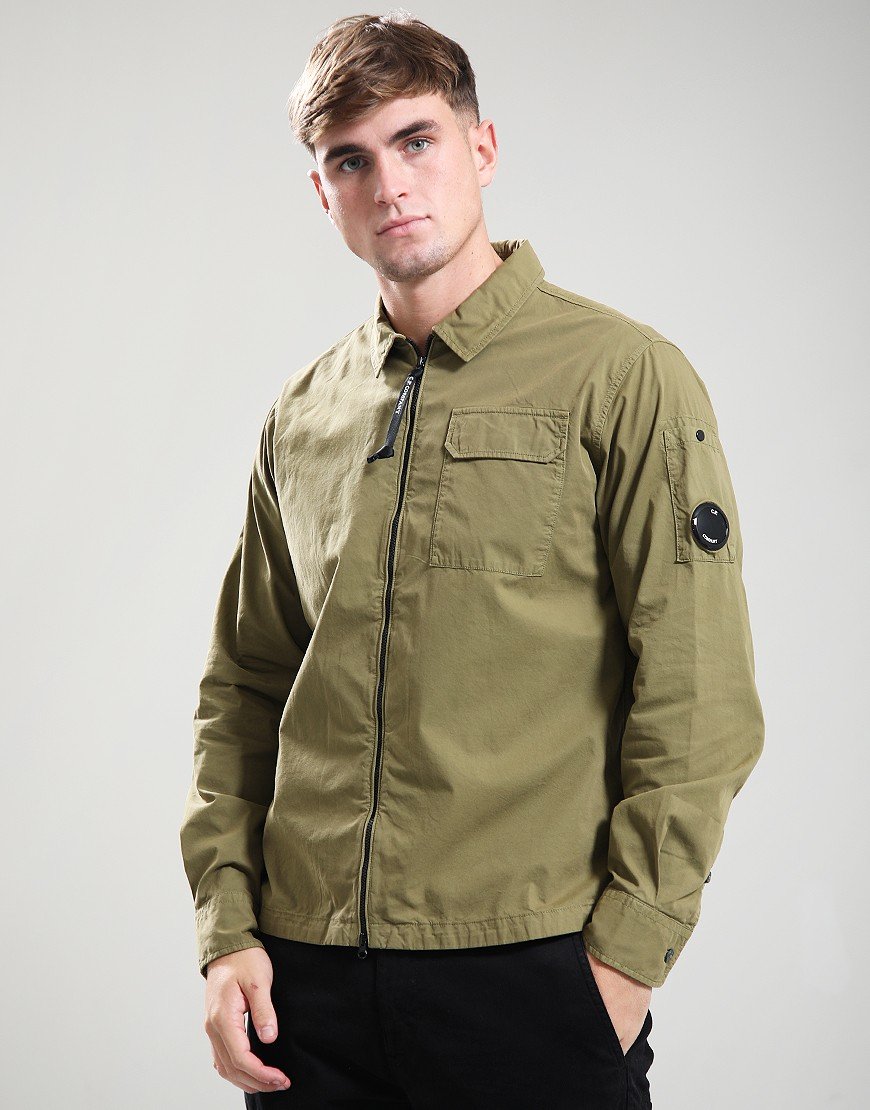 C.P. Company Gabardine Overshirt Capers