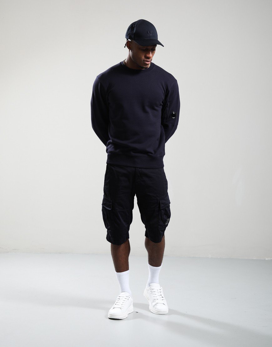 C.P. Company Gabardine Logo Cap Total Eclipse