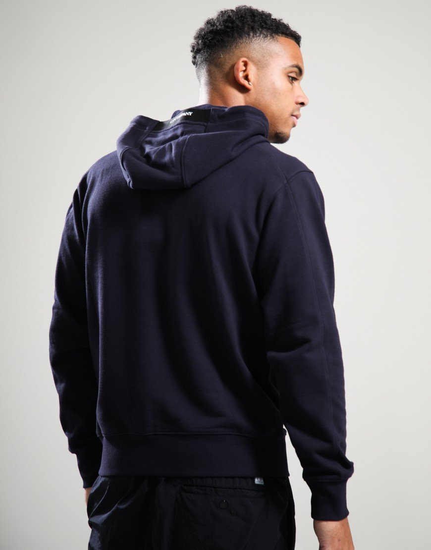 C.P. Company Diagonal Raised Hoodie Total Eclipse