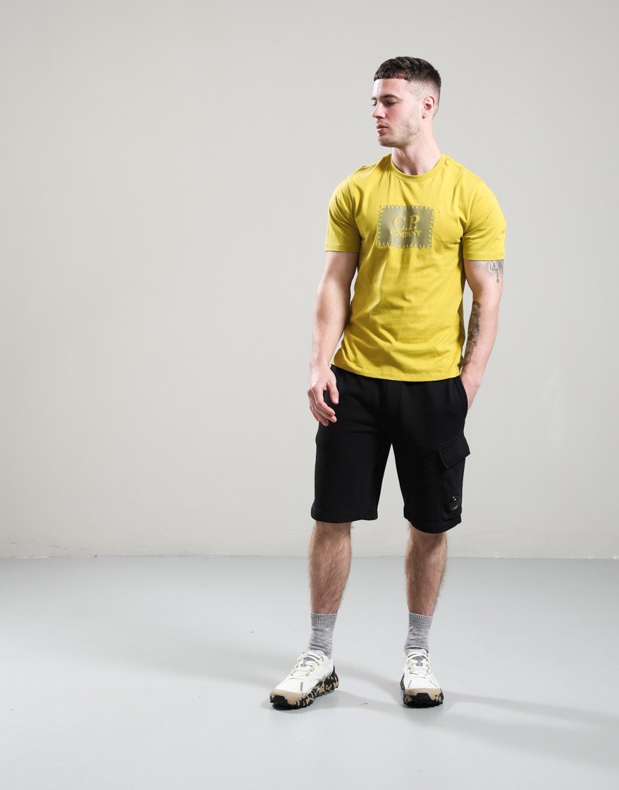 C.P. Company Jersey 30/1 Logo Label T-Shirt Antique Moss