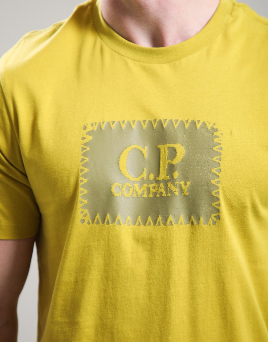 C.P. Company Jersey 30/1 Logo Label T-Shirt Antique Moss