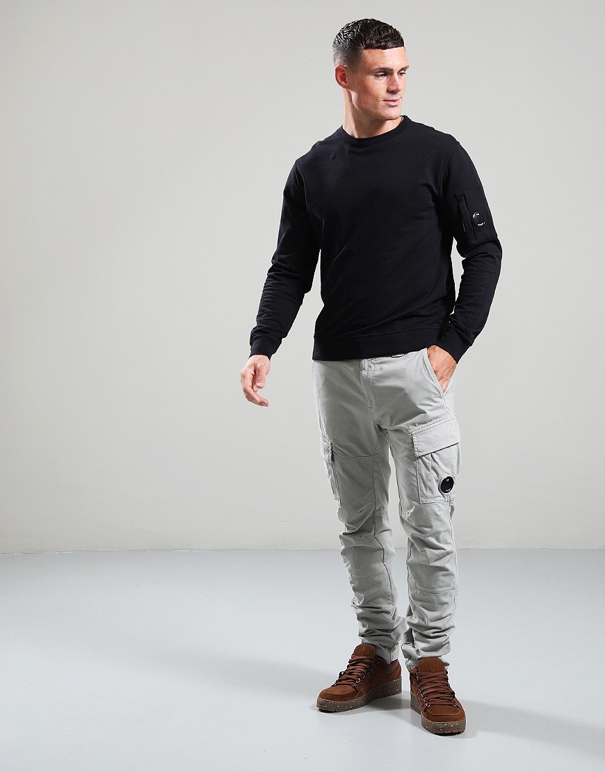 C.P. Company Light Crew Sweat Black