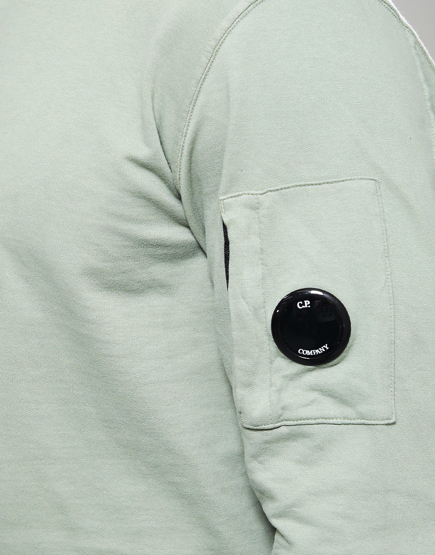 C.P. Company Light Fleece Crew Sweat Seagrass