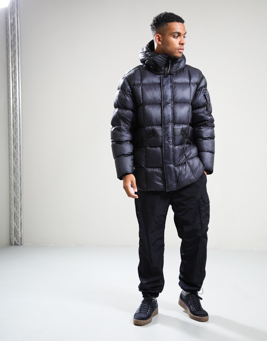 C.P. Company Long DD-Shell Jacket Total Eclipse