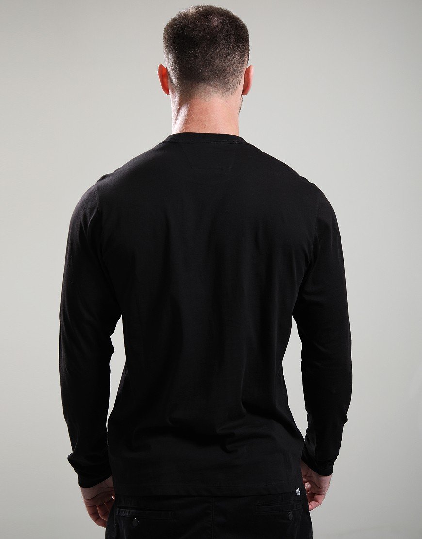 C.P. Company 30/1 Jersey Long Sleeve T-Shirt Black