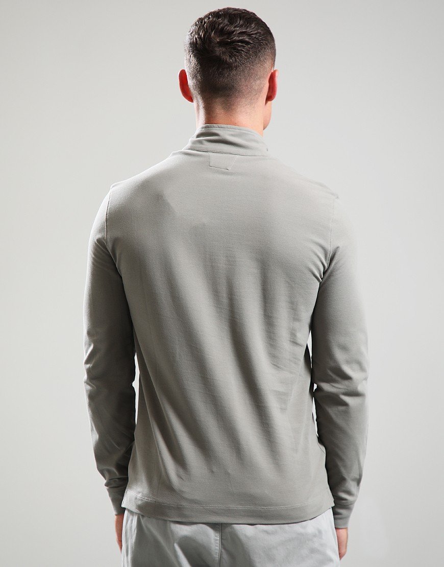 C.P. Company Long Sleeve Piquet Polo Shirt Fallen Rock