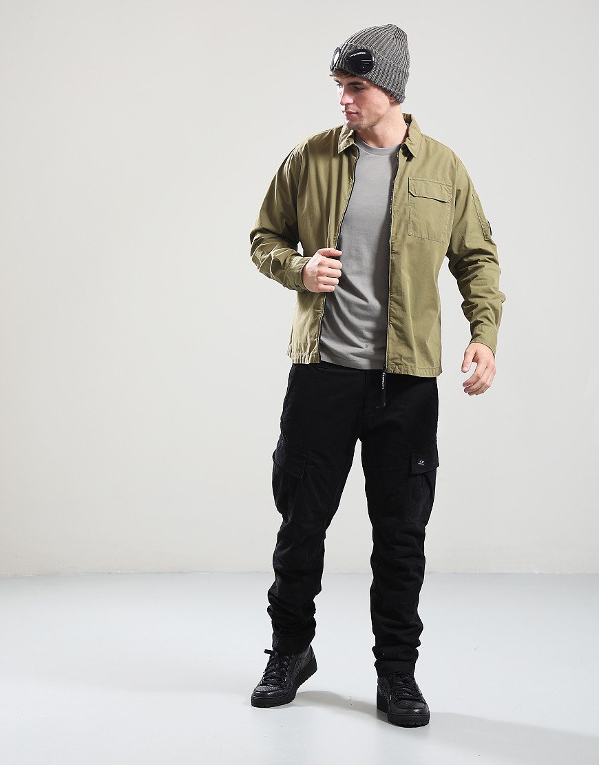 C.P. Company Merino Wool Goggle Beanie Walnut