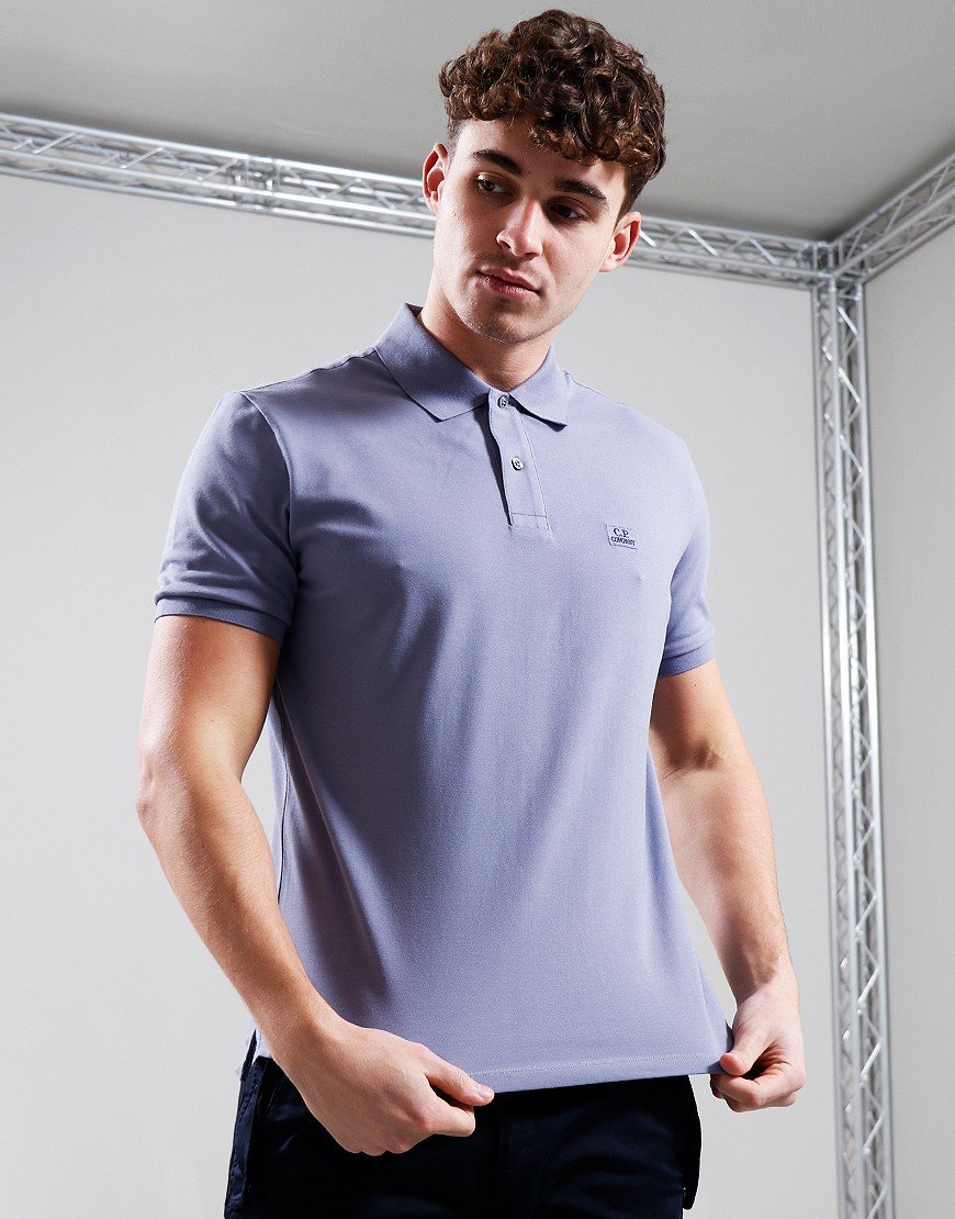 C.P. Company Piquet Polo Shirt Lavender Violet