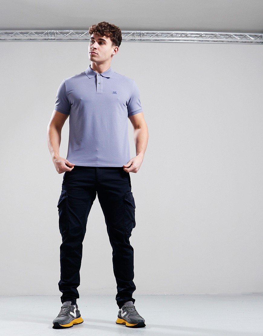 C.P. Company Piquet Polo Shirt Lavender Violet