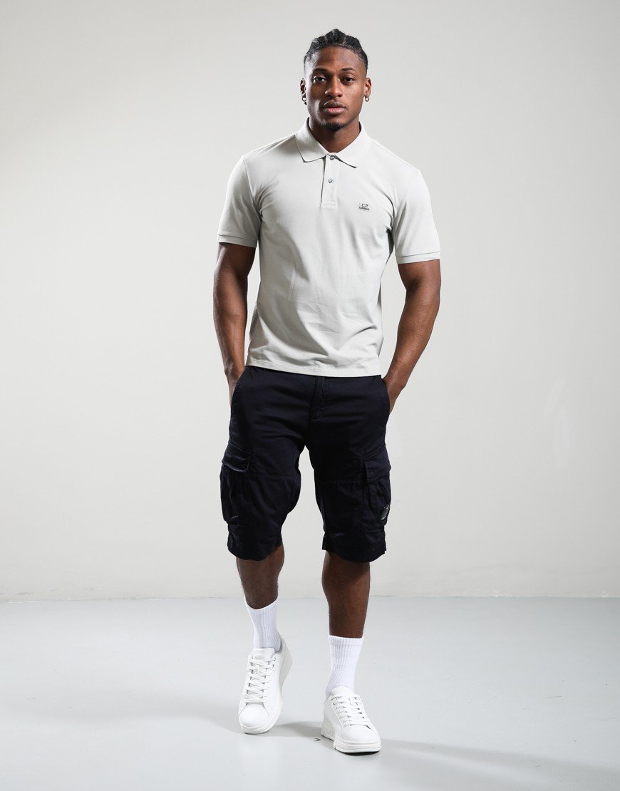 C.P. Company Stretch Piquet Polo Shirt Dove