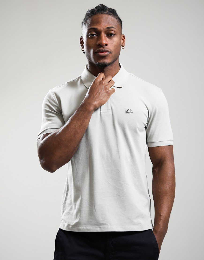 C.P. Company Stretch Piquet Polo Shirt Dove