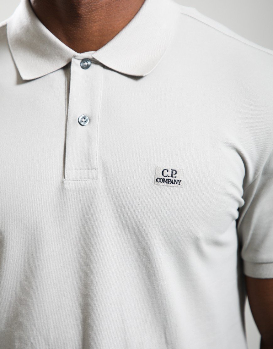 C.P. Company Stretch Piquet Polo Shirt Dove