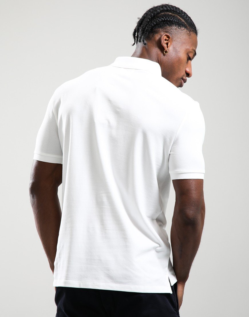 C.P. Company Stretch Piquet Polo Shirt Gauze White