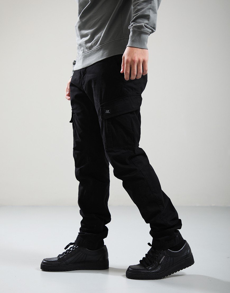 C.P. Company Stretch Satin Cargo Black