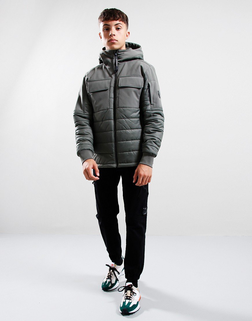 C.P Company Kids Shell-R Padded Jacket Thyme