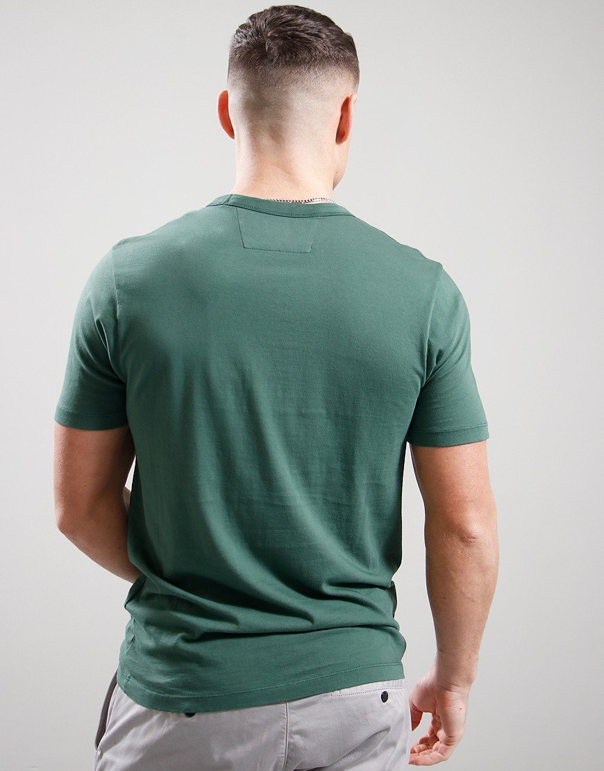 C.P. Company 20/1 Jersey Flap Pocket T-shirt Duck Green - Terraces