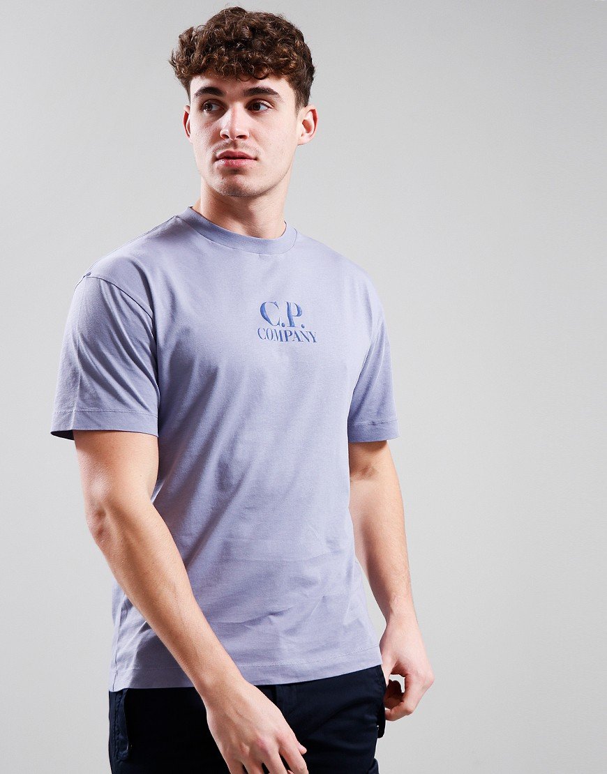 C.P. Company 30/1 Logo T-Shirt Lavender