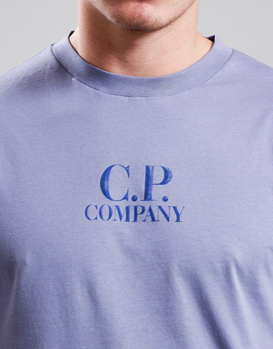 C.P. Company 30/1 Logo T-Shirt Lavender