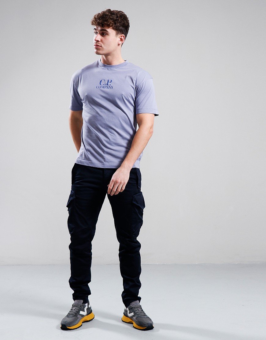 C.P. Company 30/1 Logo T-Shirt Lavender