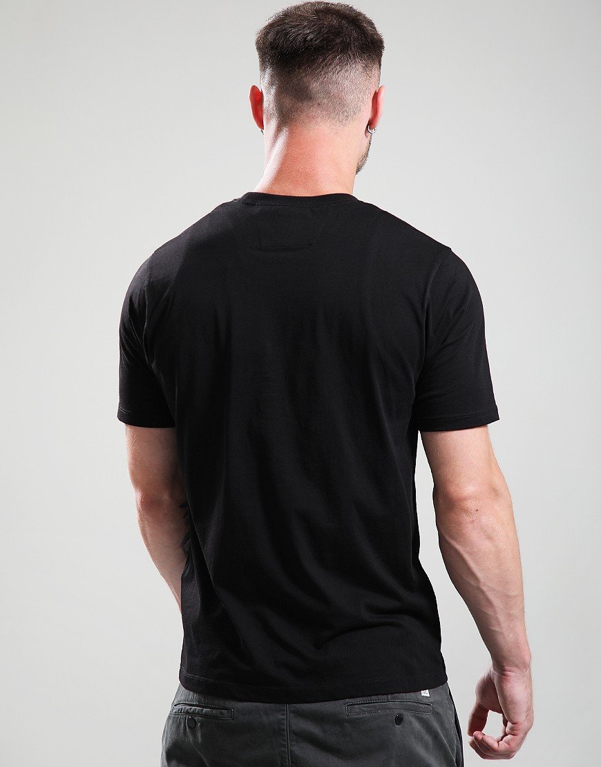 C.P. Company 30/1 Jersey Vertical Logo T-Shirt Black