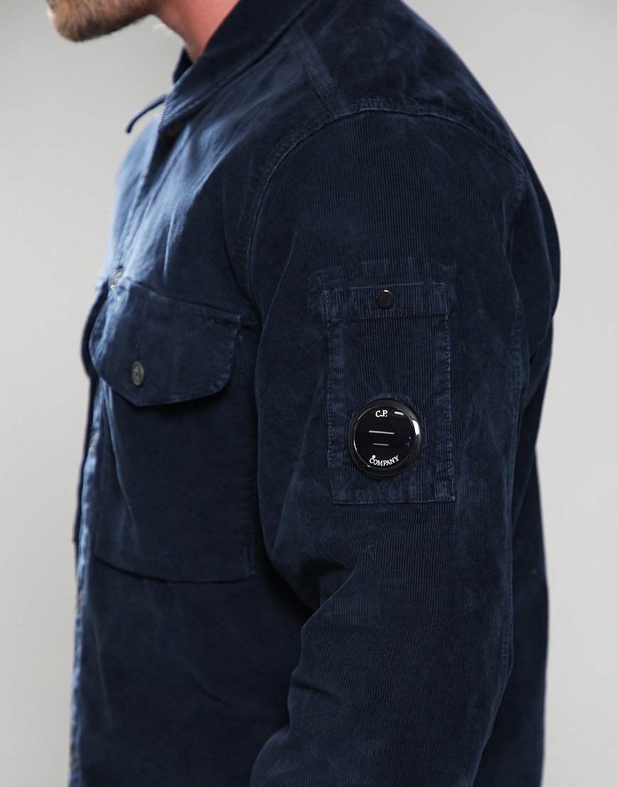 C.P. Company Corduroy Overshirt Eclipse