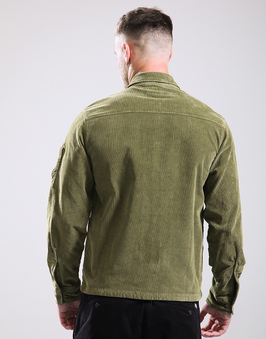 C.P. Company Corduroy Lens Zipped Overshirt Capers