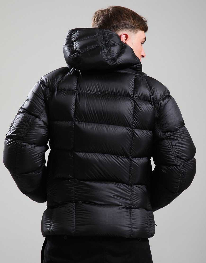 C.P. Company D.D. Shell Hooded Down Jacket Black