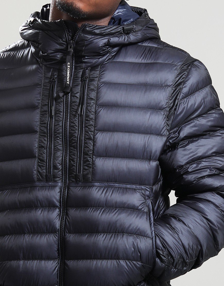 C.P. Company DD Shell Hooded Jacket Black