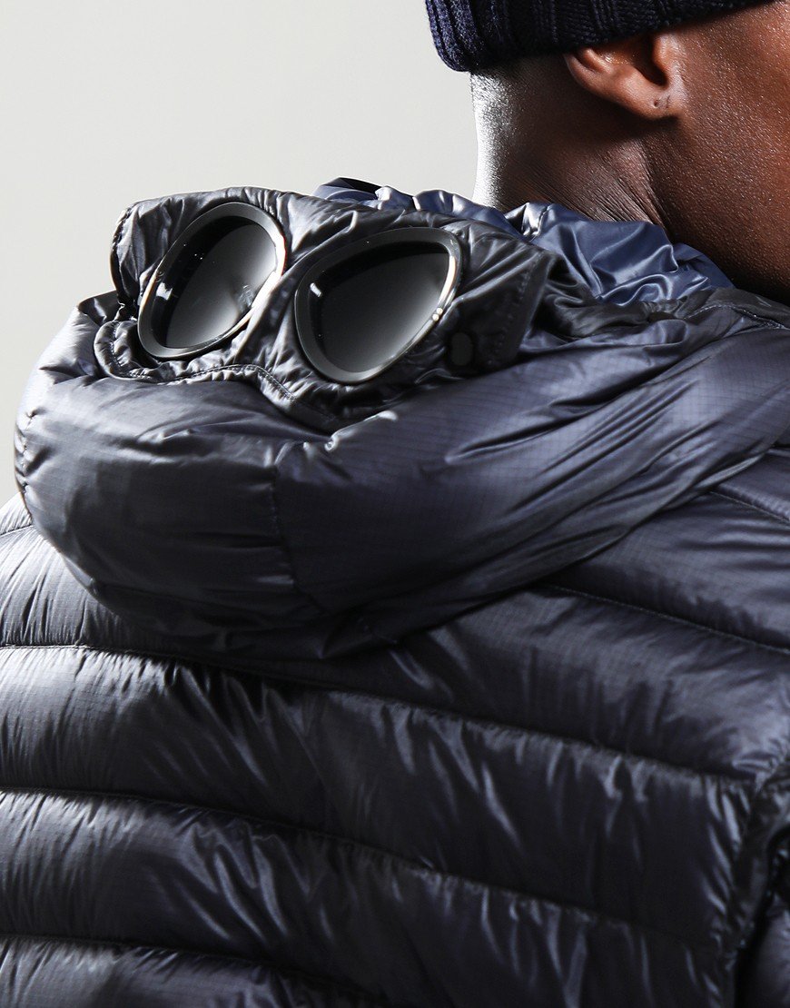 C.P. Company DD Shell Hooded Jacket Black