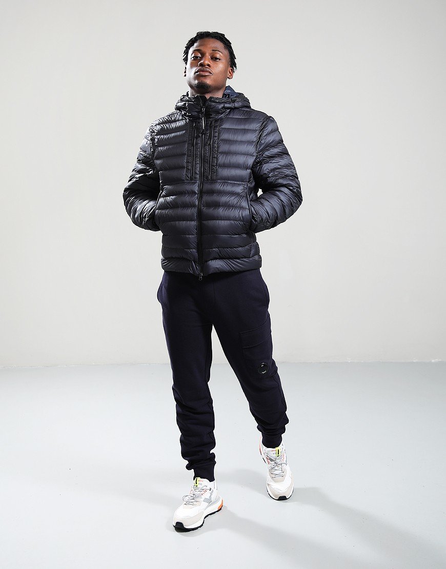 C.P. Company DD Shell Hooded Jacket Black