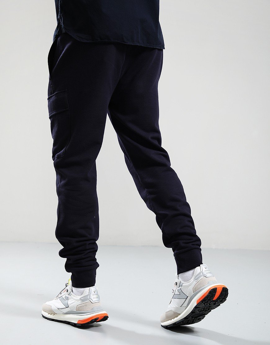 C.P. Company Diagonal Fleece Cargo Pants Total Eclipse