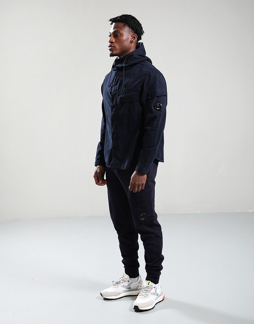C.P. Company Diagonal Fleece Cargo Pants Total Eclipse