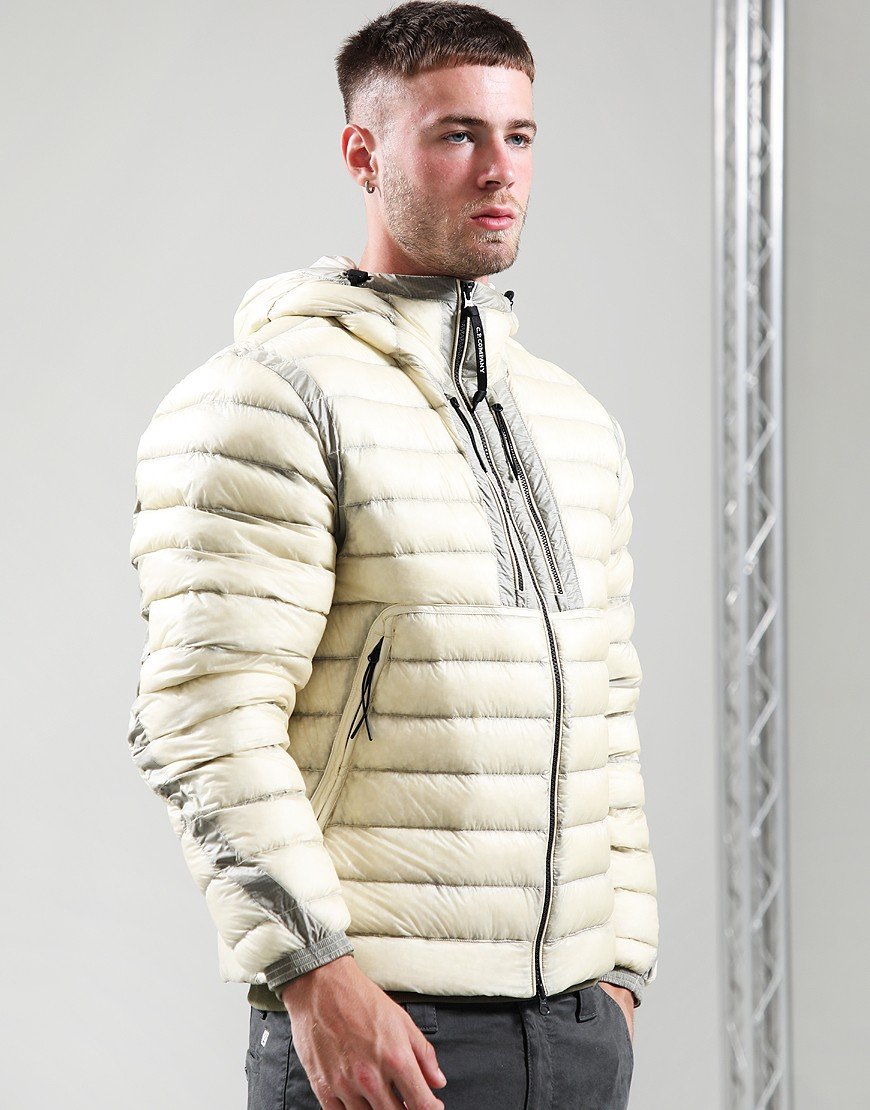 C.P. Company D.D. Shell Goggle Down Jacket Pistachio