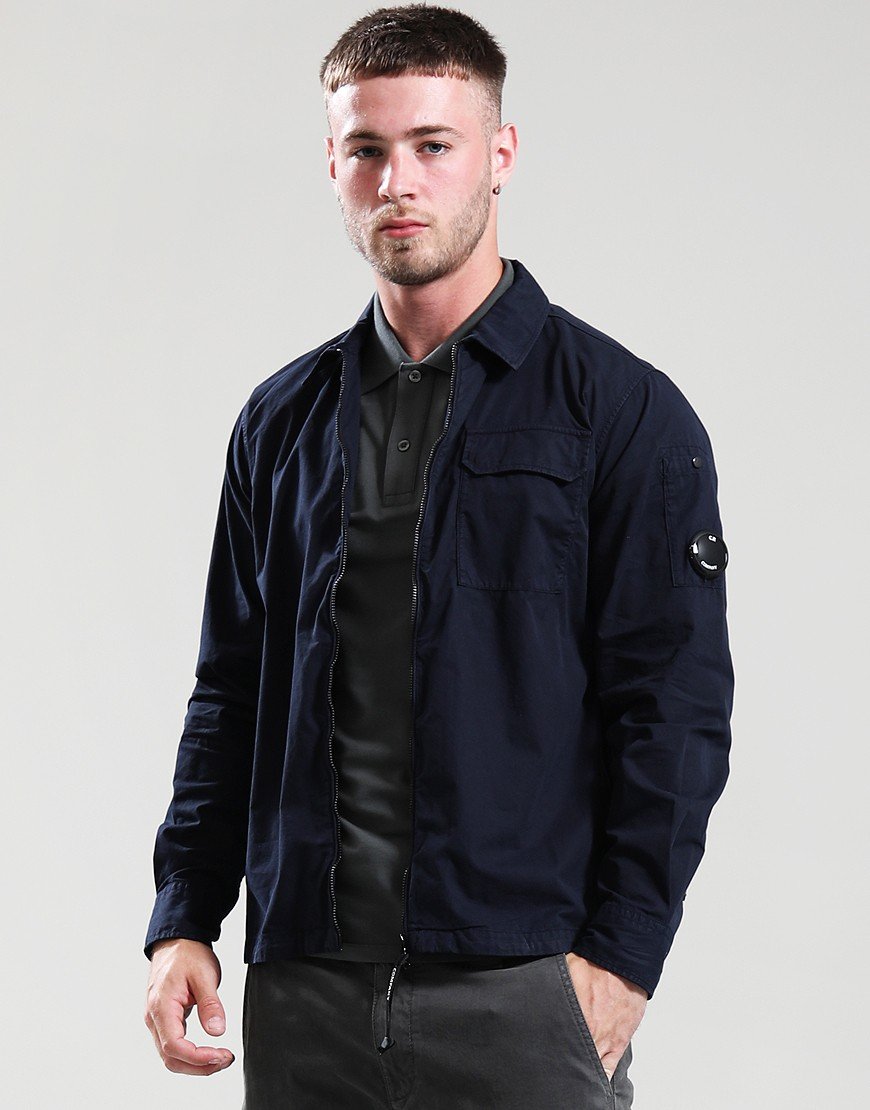 C.P. Company Gabardine Overshirt Total Eclipse