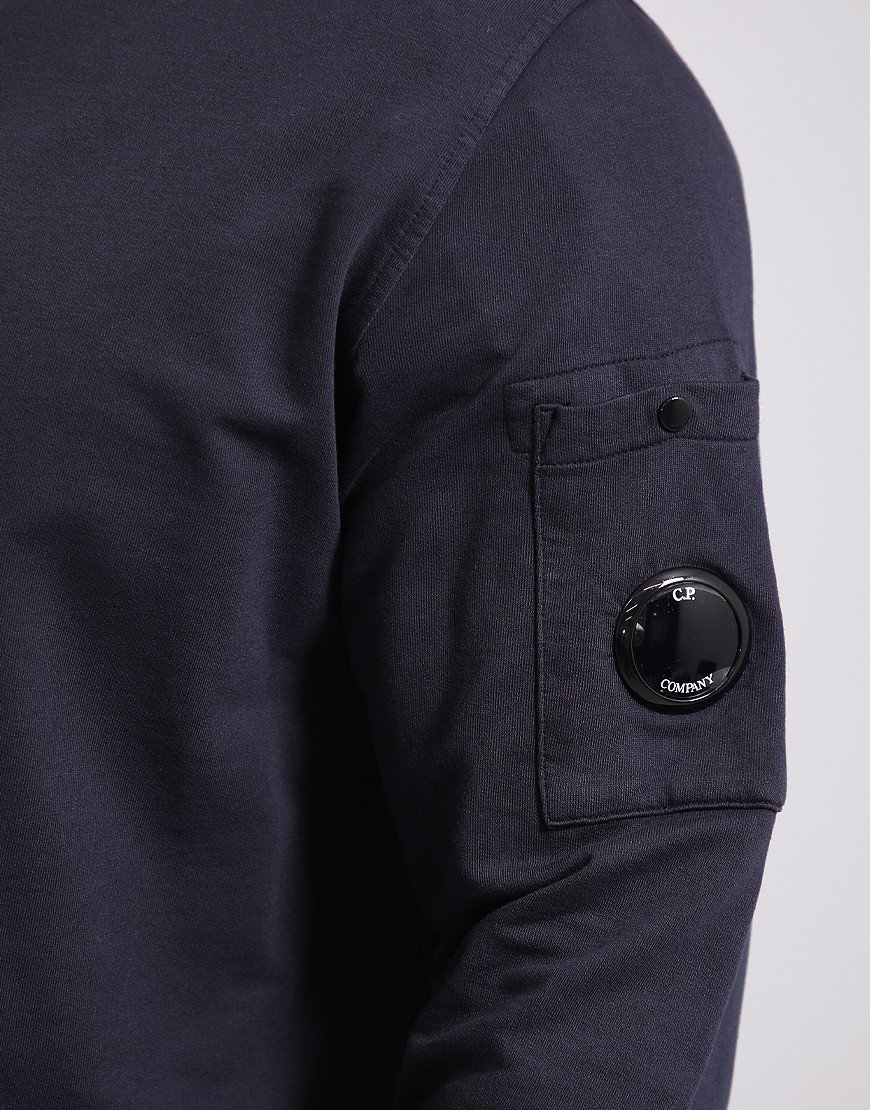 C.P. Company Light Fleece Half Zip Total Eclipse