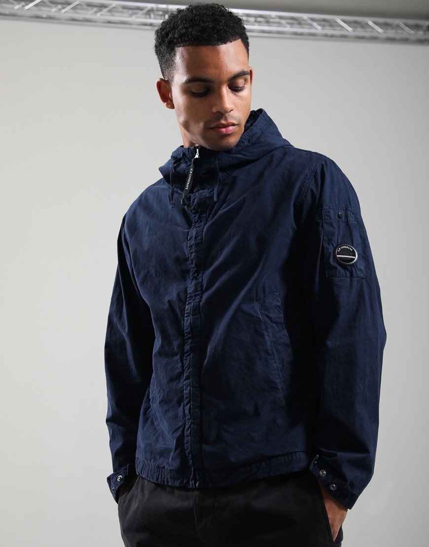 C.P. Company Micro-Reps Garment-Dyed Jacket Peacoat