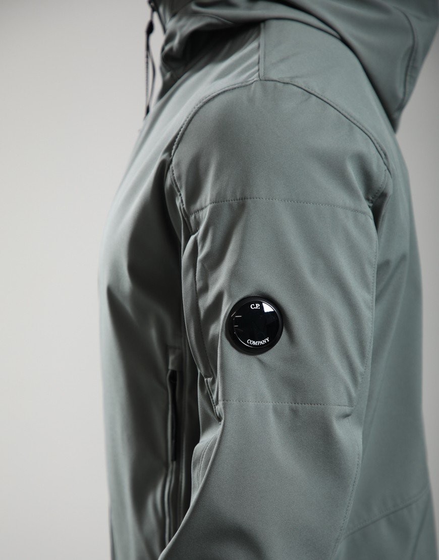 C.P. Company Shell-R Hooded Lens Jacket Laurel Wreath