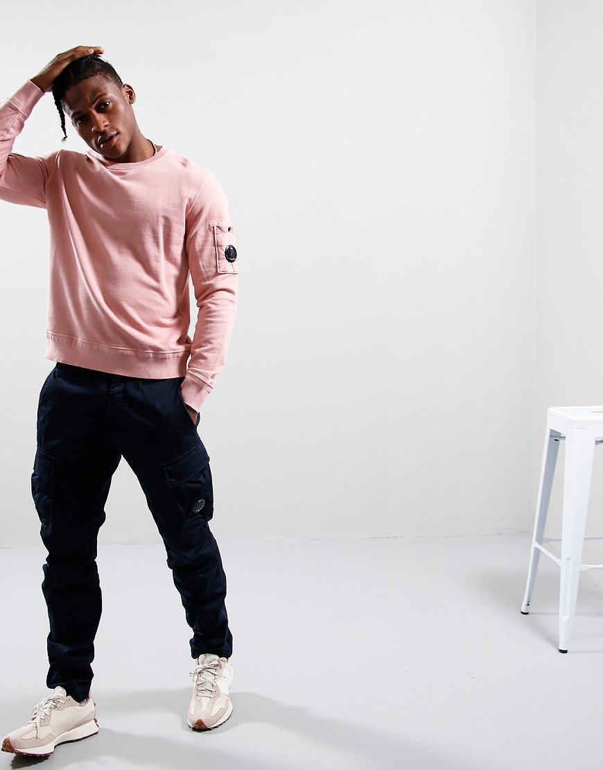 C.P. Company Resist Dyed Sweat Pale Mauve 