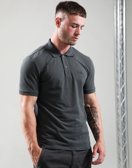 C.P. Company Stretch Piquet Polo Shirt Dark Shadow