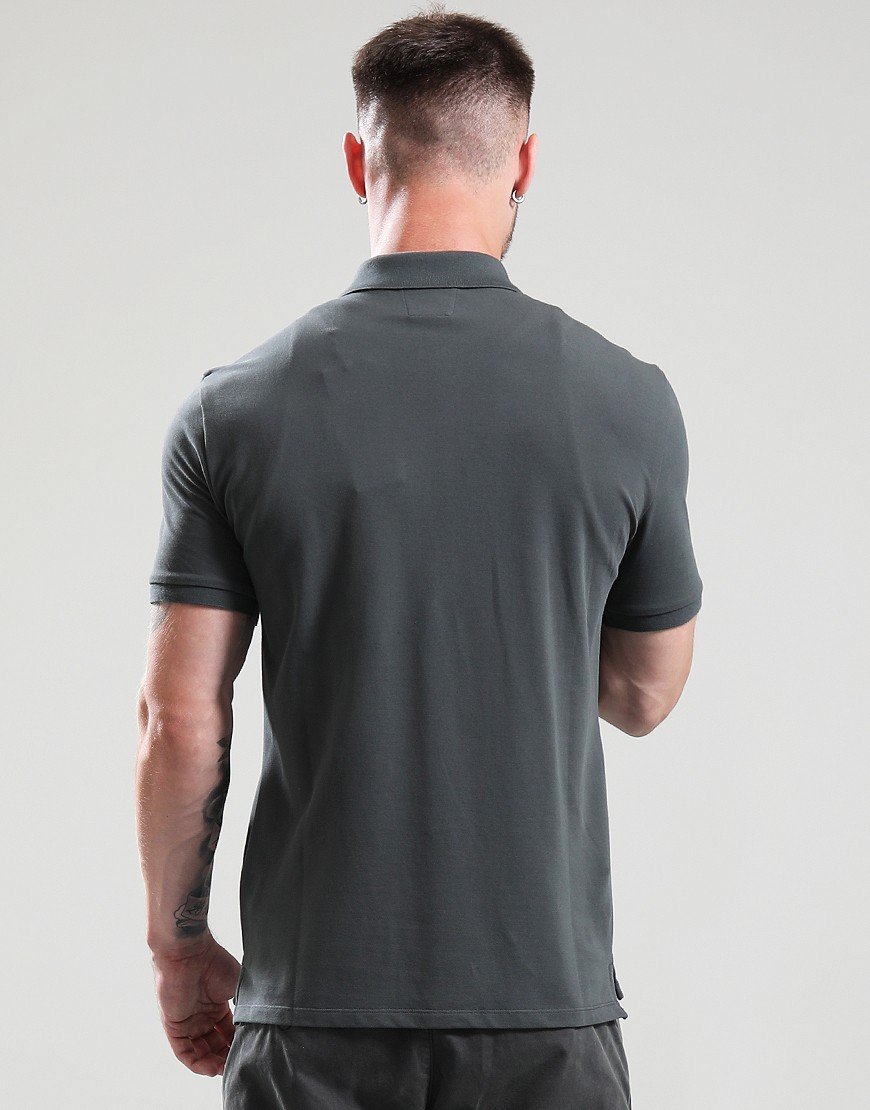 C.P. Company Stretch Piquet Polo Shirt Dark Shadow