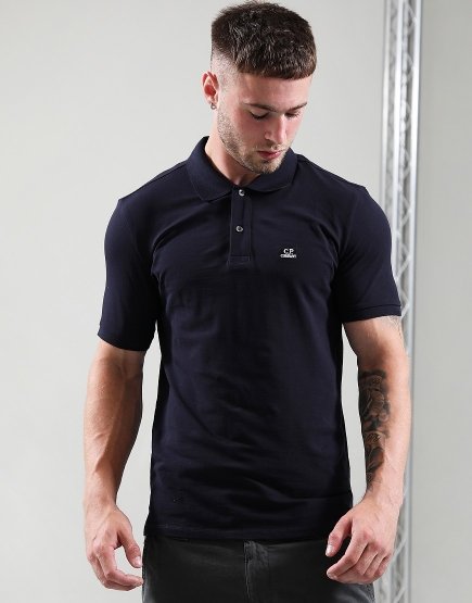 C.P. Company Piquet Polo Shirt Total Eclipse
