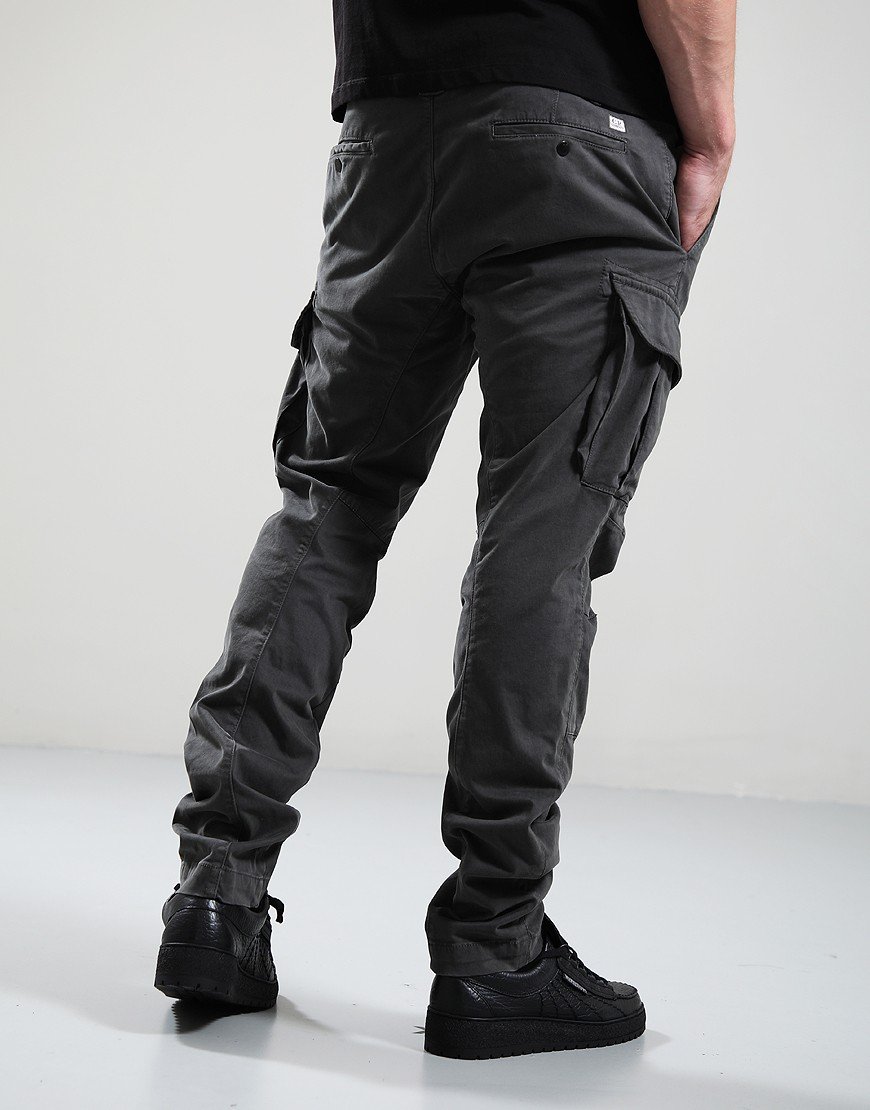 C.P. Company Stretch Sateen Cargo Pants Dark Shadow 