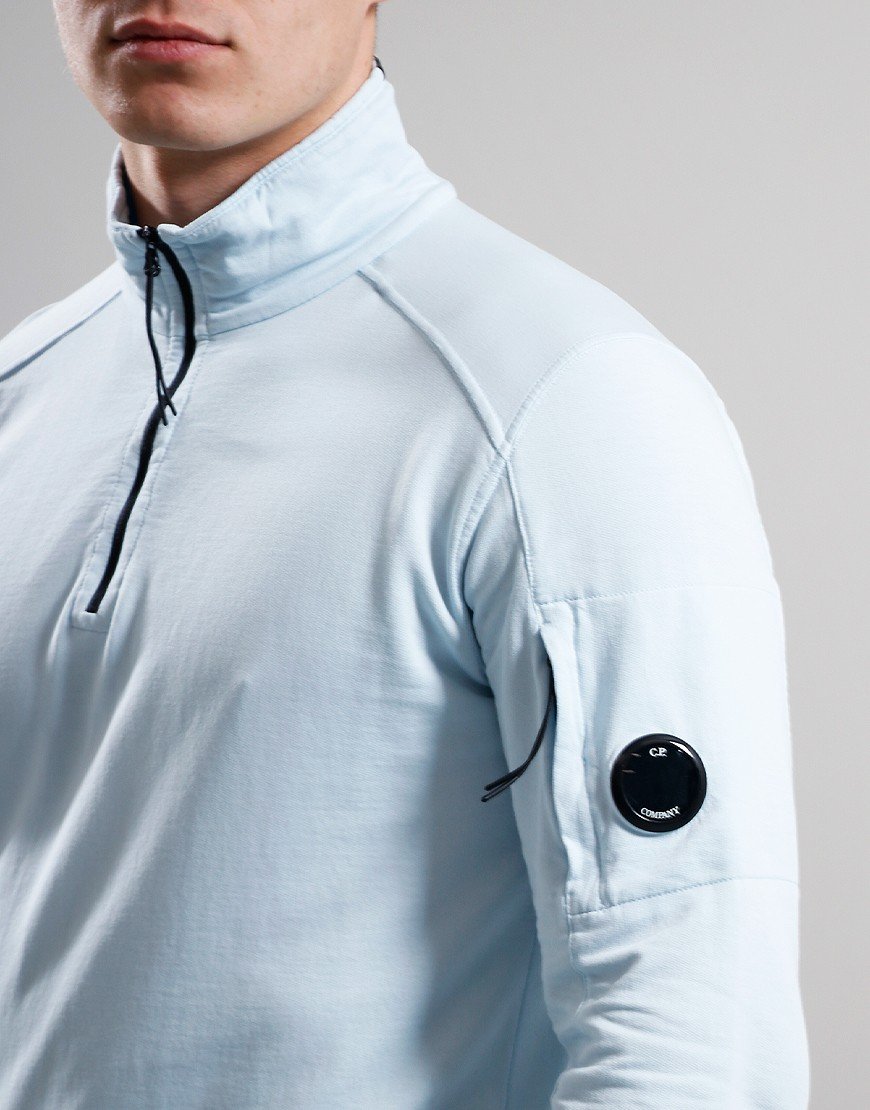 Zip Hoodie Cp Company Light Blue Sweatshirt Fleece Hoodie Cp