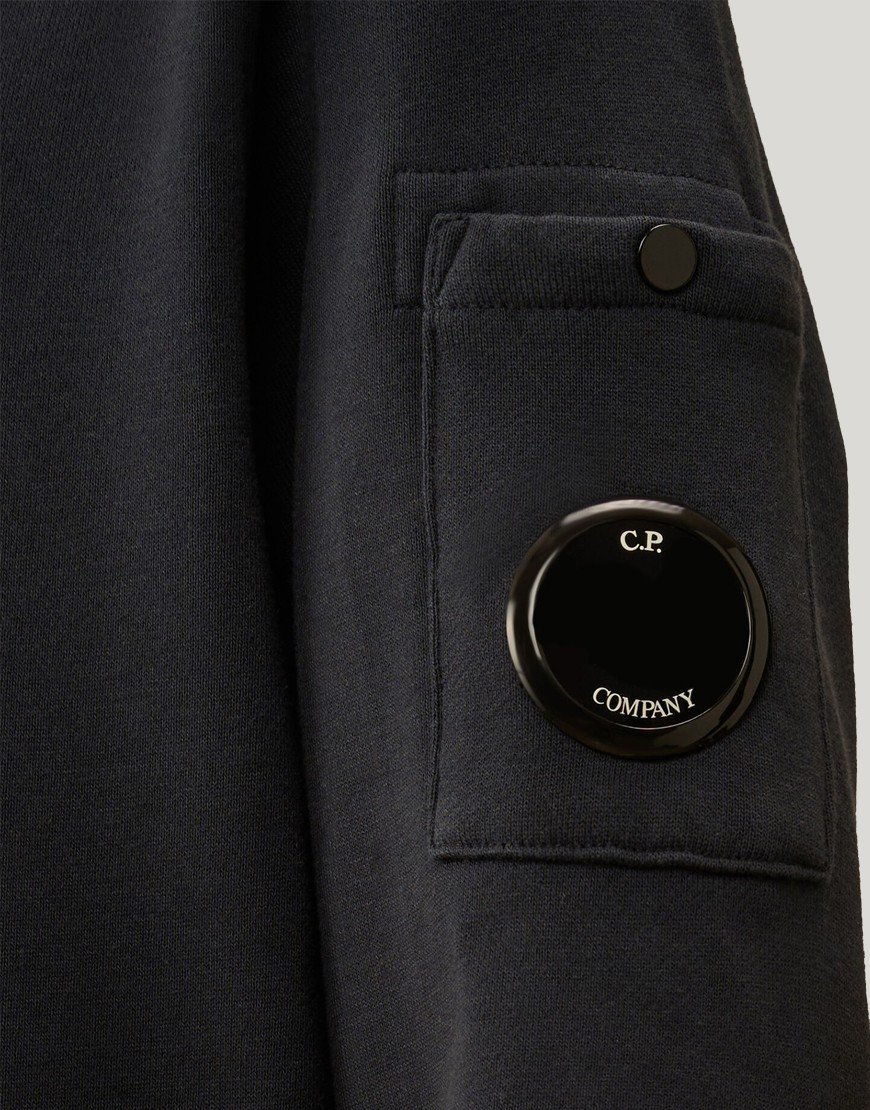 C.P. Company Kids Light Fleece Crew Sweat Total Eclipse