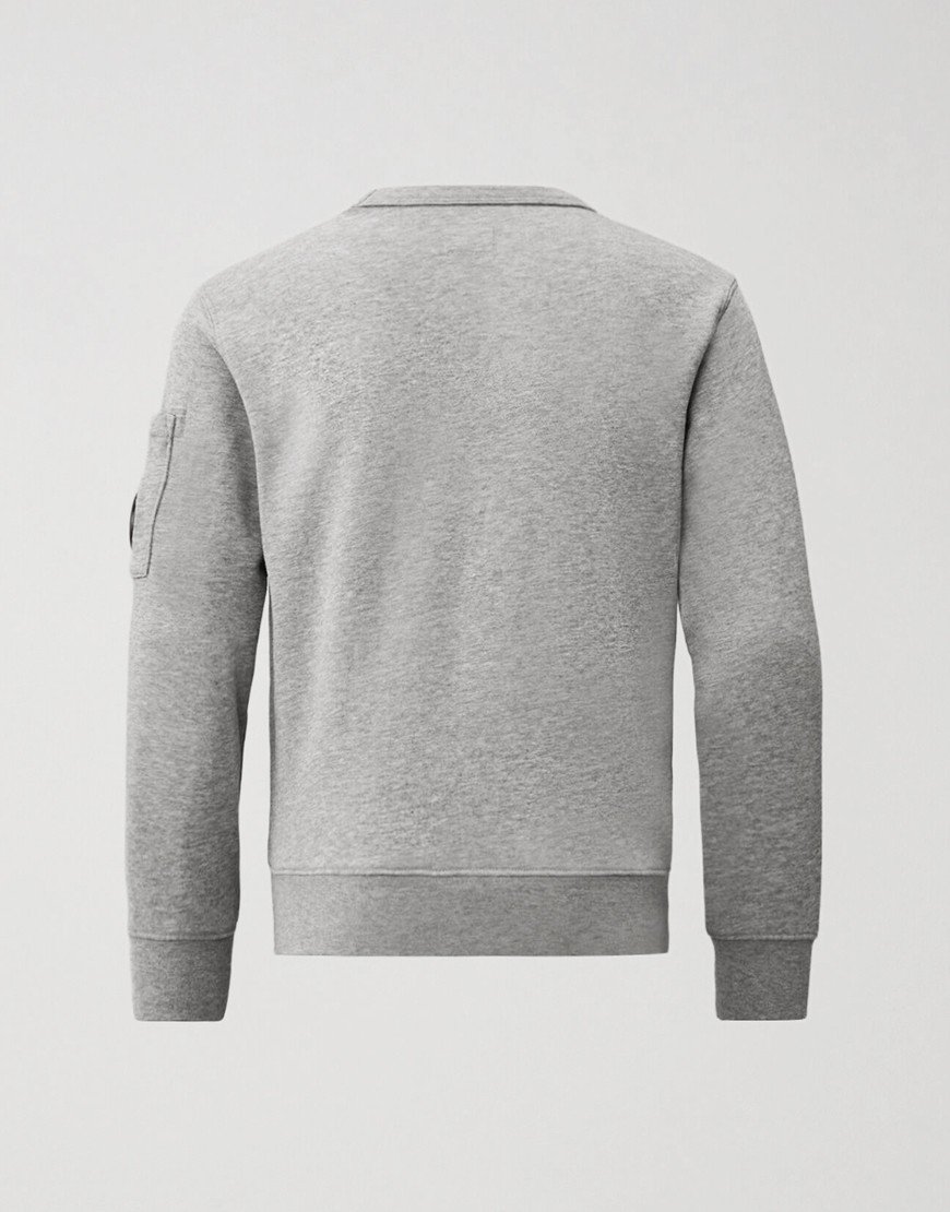 C.P. Company Kids Logo Crew Sweat Grey Melange