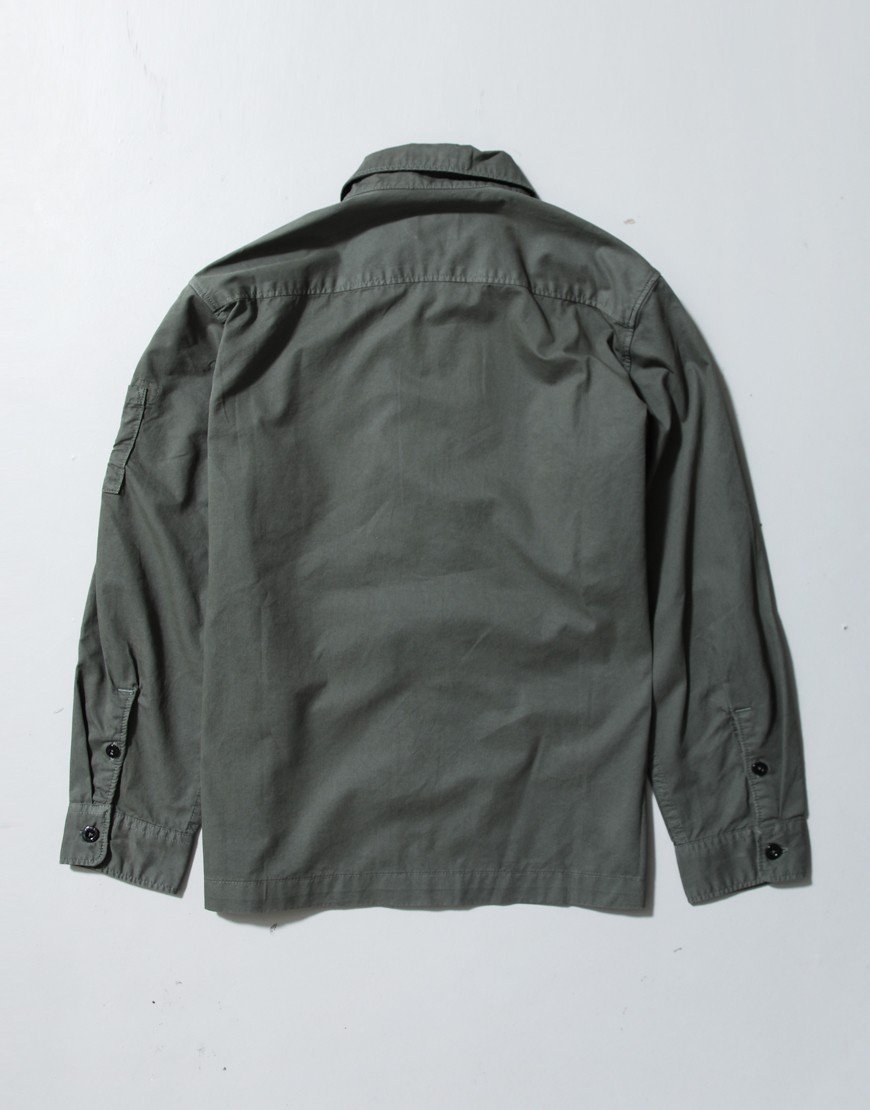 C.P. Company Kids Emerized Gabardine Overshirt Grape